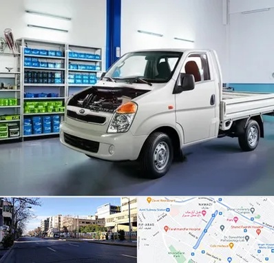 لوازم یدکی خاور در خیابان ملاصدرا شیراز 