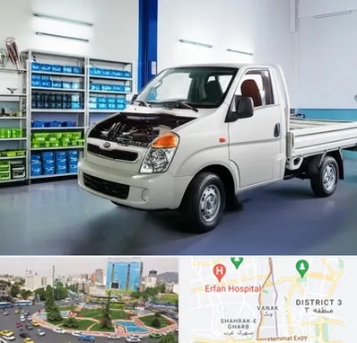 لوازم یدکی خاور در ونک 