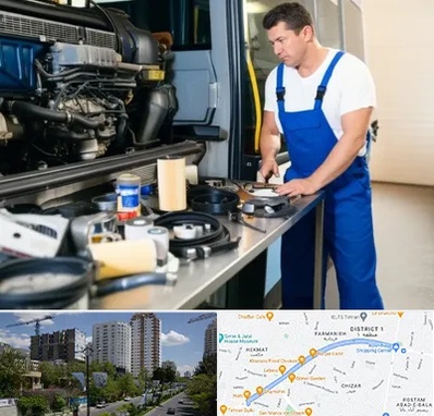 لوازم یدکی اتوبوس در اندرزگو 