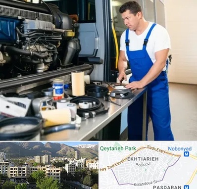 لوازم یدکی اتوبوس در اختیاریه 