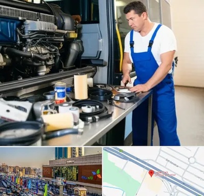 لوازم یدکی اتوبوس در لاله پارک تبریز 