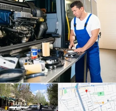 لوازم یدکی اتوبوس در کوی فیروز تبریز 