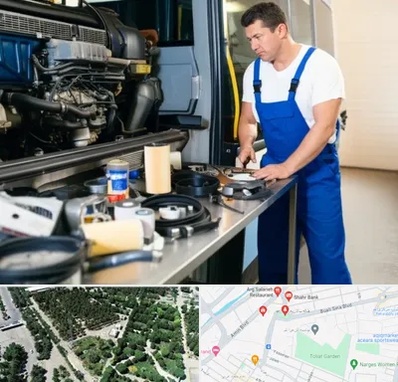 لوازم یدکی اتوبوس در سالاریه قم 