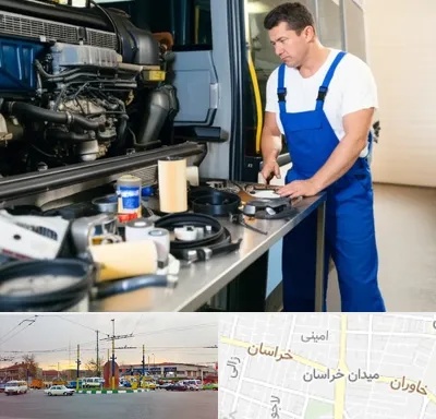لوازم یدکی اتوبوس در میدان خراسان