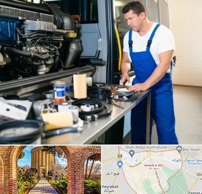 لوازم یدکی اتوبوس در شهر ری