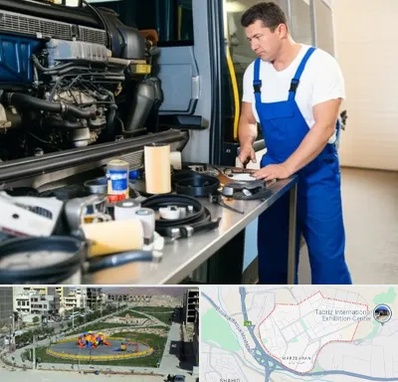 لوازم یدکی اتوبوس در مرزداران تبریز 