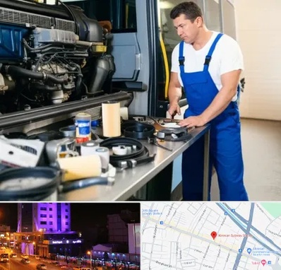 لوازم یدکی اتوبوس در آبرسان تبریز 