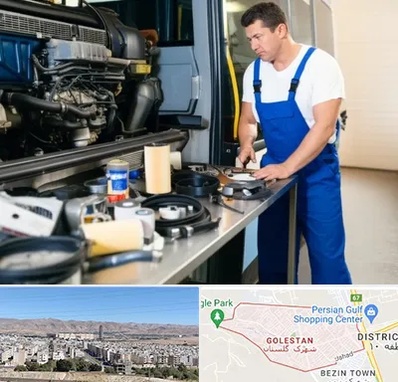 لوازم یدکی اتوبوس در شهرک گلستان شیراز 