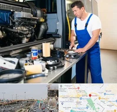 لوازم یدکی اتوبوس در بلوار توس مشهد 