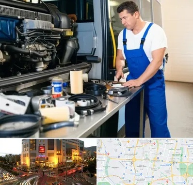 لوازم یدکی اتوبوس در جنت آباد تهران 