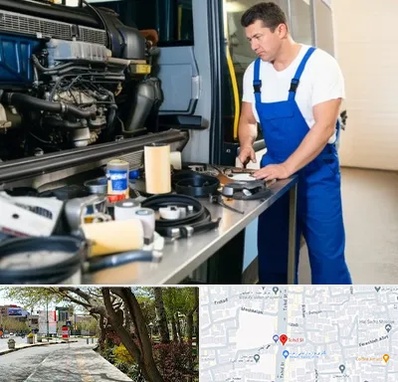 لوازم یدکی اتوبوس در خیابان توحید اصفهان 