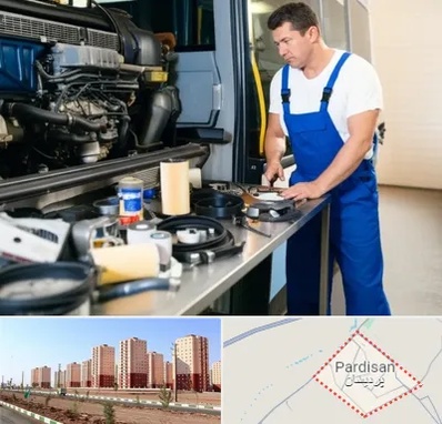لوازم یدکی اتوبوس در پردیسان قم 