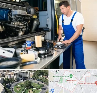 لوازم یدکی اتوبوس در جهانشهر کرج 