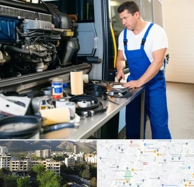 لوازم یدکی اتوبوس در دیباجی