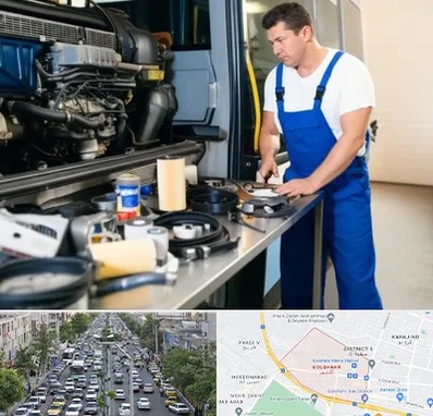 لوازم یدکی اتوبوس در گلشهر کرج 