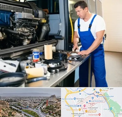 لوازم یدکی اتوبوس در معالی آباد شیراز 