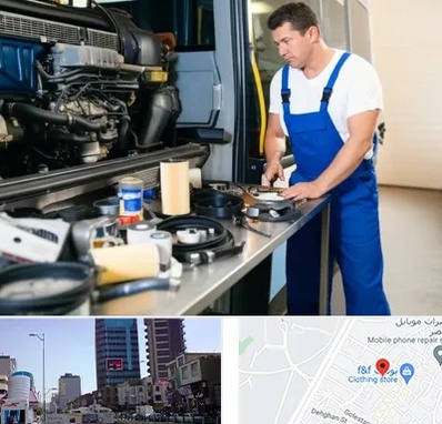 لوازم یدکی اتوبوس در چهارراه طالقانی کرج 