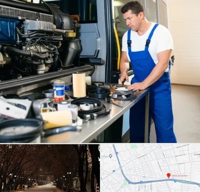 لوازم یدکی اتوبوس در ابوریحان تبریز 