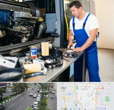 لوازم یدکی اتوبوس در ستارخان 