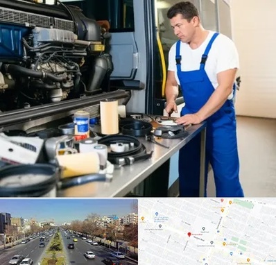 لوازم یدکی اتوبوس در بلوار معلم مشهد 