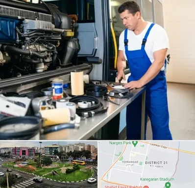 لوازم یدکی اتوبوس در تهرانسر 