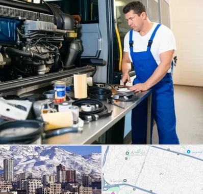 لوازم یدکی اتوبوس در ازگل 