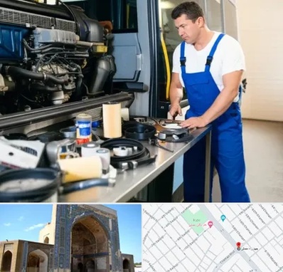 لوازم یدکی اتوبوس در مصلی مشهد 