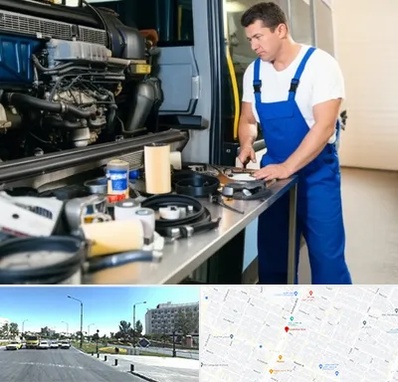 لوازم یدکی اتوبوس در بلوار کلاهدوز مشهد 