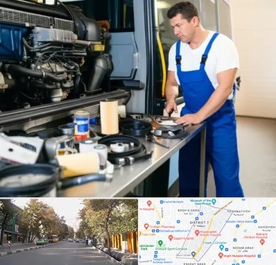 لوازم یدکی اتوبوس در شریعتی 
