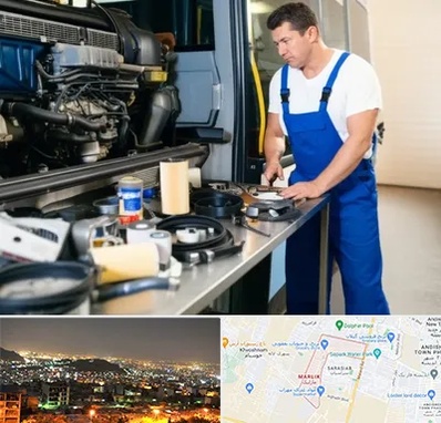 لوازم یدکی اتوبوس در مارلیک کرج 