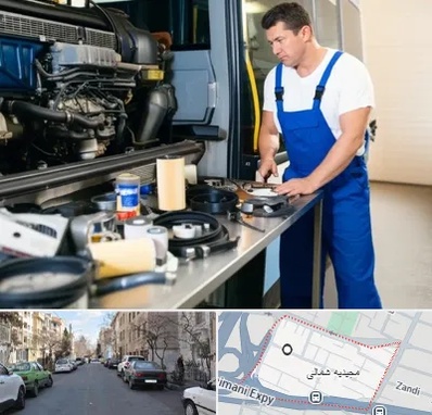 لوازم یدکی اتوبوس در مجیدیه شمالی