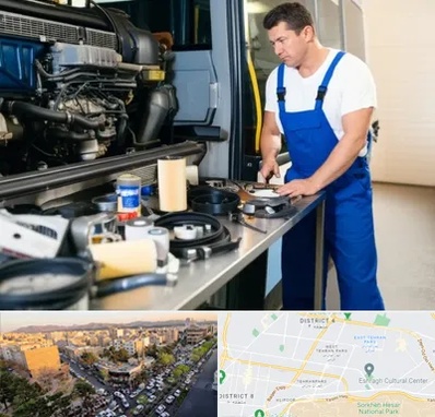 لوازم یدکی اتوبوس در تهرانپارس 