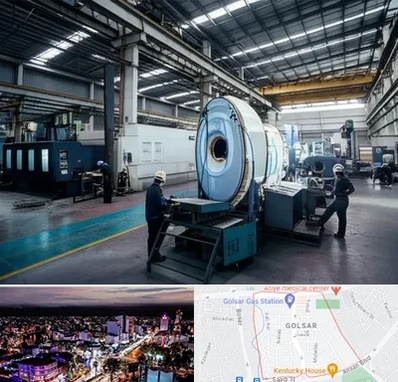 تولید کننده قطعات ماشین سنگین در گلسار رشت 