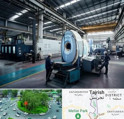 تولید کننده قطعات ماشین سنگین در تجریش 