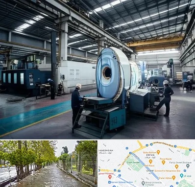 تولید کننده قطعات ماشین سنگین در خیابان ارم شیراز 