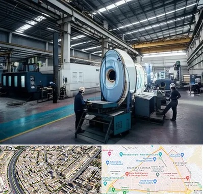 تولید کننده قطعات ماشین سنگین در شهرک غرب مشهد 