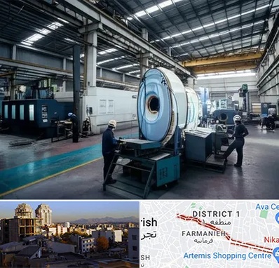 تولید کننده قطعات ماشین سنگین در فرمانیه 