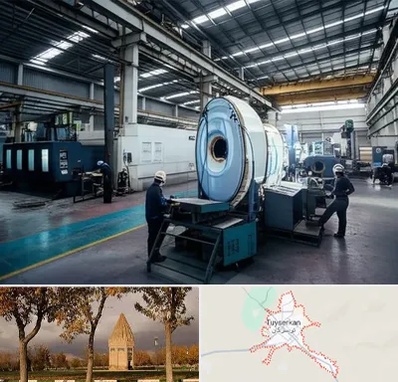 تولید کننده قطعات ماشین سنگین در تویسرکان