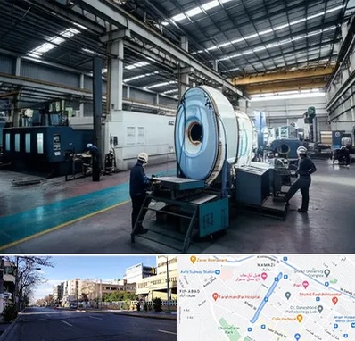 تولید کننده قطعات ماشین سنگین در خیابان ملاصدرا شیراز 