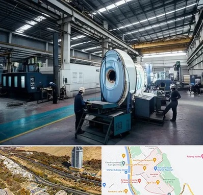 تولید کننده قطعات ماشین سنگین در خیابان نیایش شیراز 