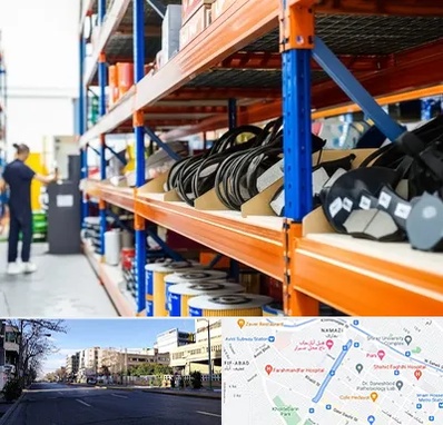 فروش عمده لوازم یدکی ماشین سنگین در خیابان ملاصدرا شیراز 