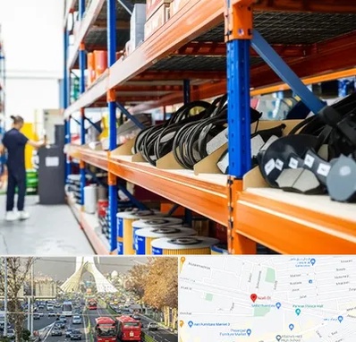 فروش عمده لوازم یدکی ماشین سنگین در خیابان آزادی 