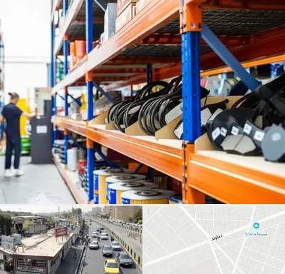فروش عمده لوازم یدکی ماشین سنگین در خیابان دماوند