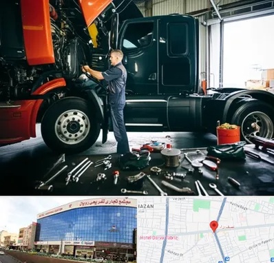 واردکننده لوازم یدکی ماشین سنگین در نصف راه تبریز 