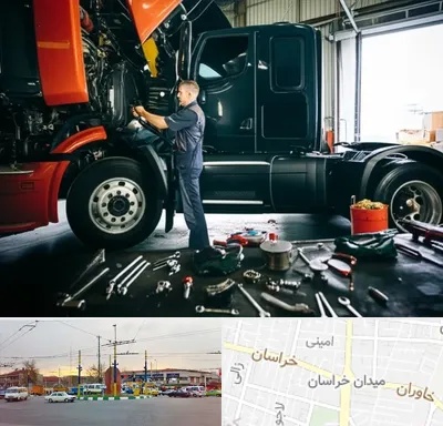واردکننده لوازم یدکی ماشین سنگین در میدان خراسان