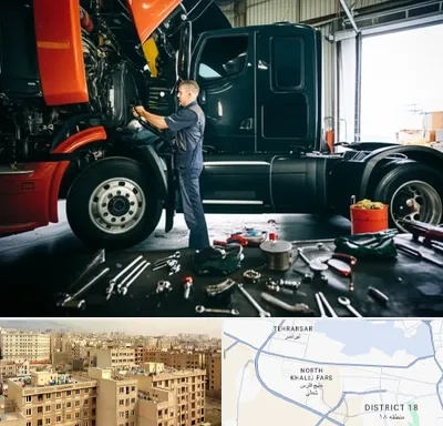 واردکننده لوازم یدکی ماشین سنگین در جنوب غرب تهران