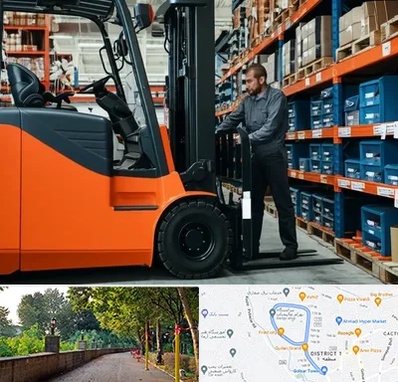 لوازم یدکی لیفتراک در فلکه گاز رشت 