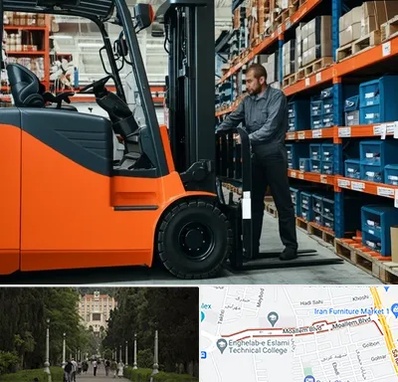 لوازم یدکی لیفتراک در بلوار معلم رشت 