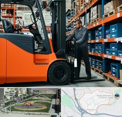 لوازم یدکی لیفتراک در مرزداران تبریز 