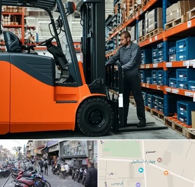 لوازم یدکی لیفتراک در چهارراه استانبول